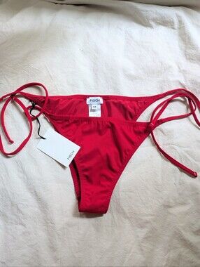 NWT Fisch Swim Red Chanzy Bikini Bottoms